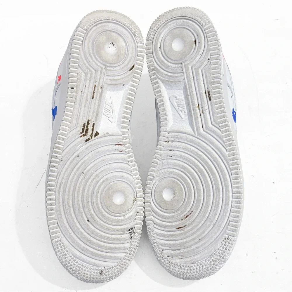 Nike Air Force 1 Custom Rainbow PLAYBOY Low White M 7/W‎ 8.5